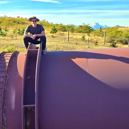  Water supply pipes for the hydro electric station.