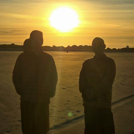  Monks share a halo :)