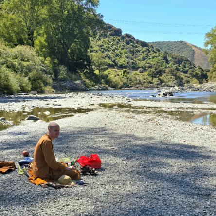  Somewhere down the Polorous River - taking tea (again).