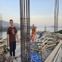  The site for a giant buddha statue