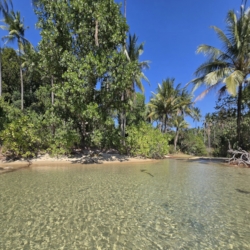  A small 'private' beach offered as a blessing