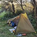  The tent.