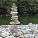  Seventeen rocks - and one turned over - and they all fell down.